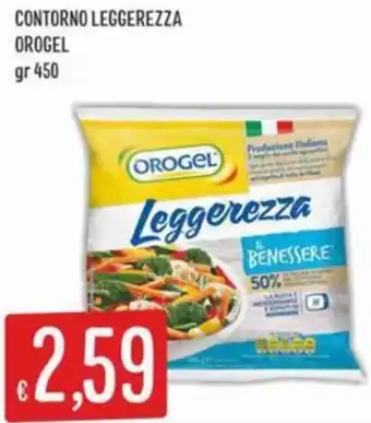 Sisa Contorno leggerezza OROGEL offerta