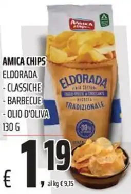 Coop Amica chips eldorada classiche, barbecue e olio d'oliva offerta