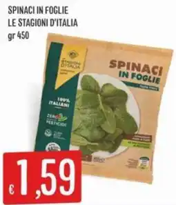 Sisa Spinaci in foglie LE STAGIONI D'ITALIA offerta