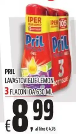 Coop Pril lavastoviglie lemon offerta