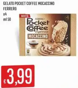 Sisa Gelato pocket coffee mocaccino ferrero offerta