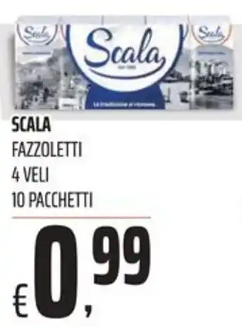 Coop Scala fazzoletti offerta