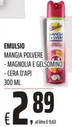 Coop Emulsio mangia polvere magnolia e gelsomino e cera d'api offerta