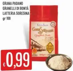 Sisa Grana padano granelli di bontà LATTERIA SORESINA offerta