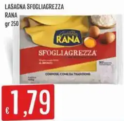 Sisa Lasagna sfogliagrezza RANA offerta