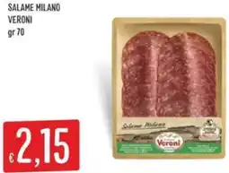Sisa Salame milano VERONI offerta