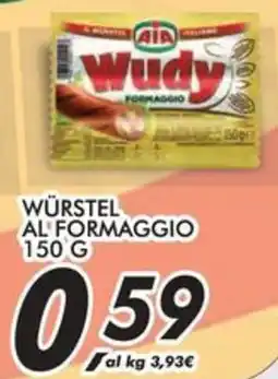 Coop Aia würstel al formaggio offerta