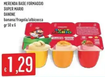 Sisa Merenda base formaggio super mario DANONE offerta