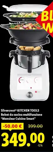 Lidl Silvercrest KITCHEN TOOLS Robot da cucina multifunzione "Monsieur Cuisine Smart" offerta