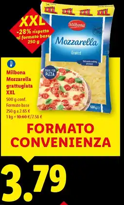 Lidl Malian Mozzarella grattugiata XXL offerta