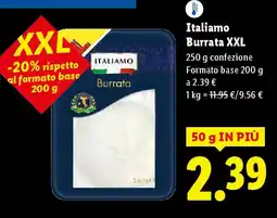 Lidl Italiamo Burrata XXL offerta
