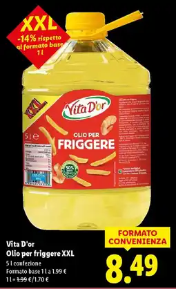 Lidl Vita D'or Olio per friggere XXL offerta