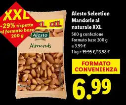 Lidl Alesto Selection Mandorle al naturale XXL offerta
