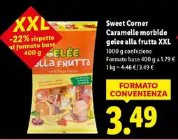 Lidl Sweet Corner Caramelle morbide gelee alla frutta XXL offerta