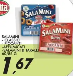 Coop Salamini classici, piccanti, affumicati e salami & taralli offerta