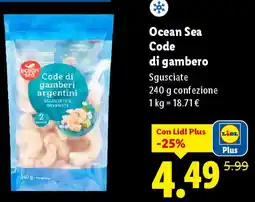 Lidl Ocean Sea Code di gambero offerta