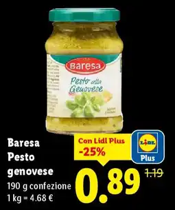 Lidl Baresa Pesto alla Genovese offerta