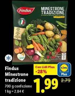 Lidl Findus Minestrone tradizione offerta