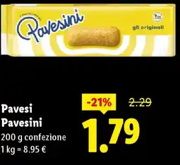 Lidl Pavesi Pavesini offerta