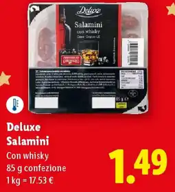 Lidl Deluxe Salamini offerta
