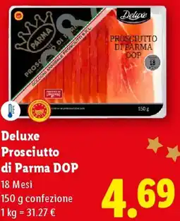 Lidl Deluxe Prosciutto di Parma DOP 18 Mesi offerta