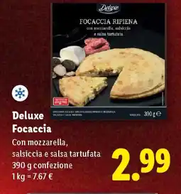 Lidl Deluxe Focaccia offerta