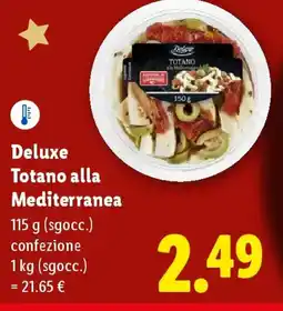 Lidl Deluxe Totano alla Mediterranea offerta