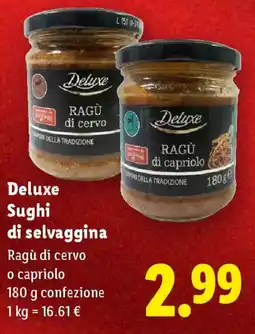 Lidl Deluxe Sughi di selvaggina offerta