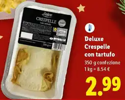 Lidl Deluxe Crespelle con tartufo offerta