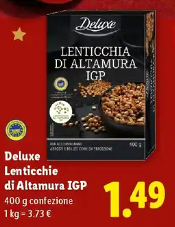 Lidl Deluxe Lenticchie di Altamura IGP offerta