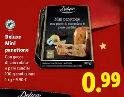 Lidl Deluxe Mini panettone offerta