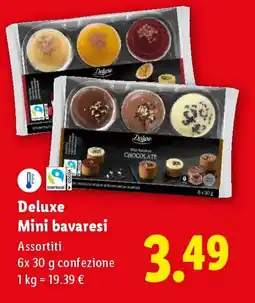Lidl Deluxe Mini bavaresi offerta