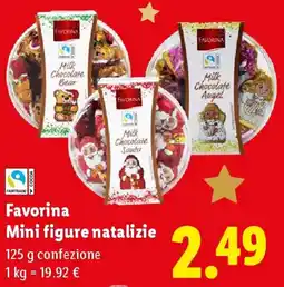 Lidl Favorina Mini figure natalizie offerta