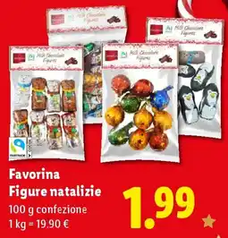 Lidl Favorina Figure natalizie offerta
