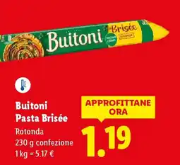 Lidl Buitoni Pasta Brisée offerta
