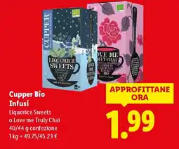 Lidl Cupper Bio Infusi offerta