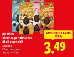Lidl Air Wick Ricarica per diffusore di oli essenziali offerta