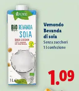 Lidl Vemondo Bevanda di soia offerta