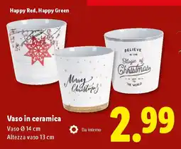 Lidl Vaso in ceramica offerta