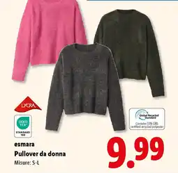 Lidl esmara Pullover da donna offerta