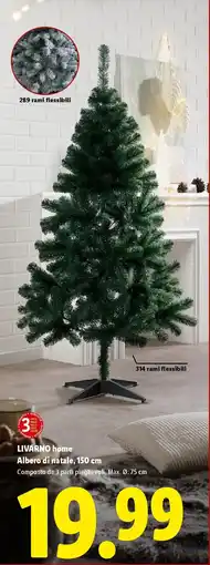Lidl LIVARNO home Albero di natale, 150 cm offerta