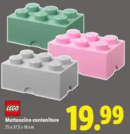 Lidl LEGO Mattoncino contenitore offerta
