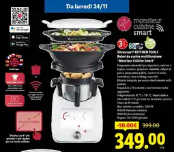Lidl Silvercrest KITCHEN TOOLS Robot da cucina multifunzione "Monsieur Cuisine Smart" offerta