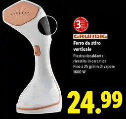 Lidl GRUNDIG Ferro da stiro verticale offerta