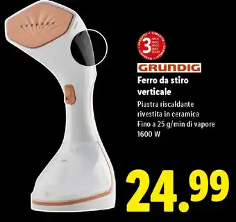 GRUNDIG Ferro da stiro verticale
