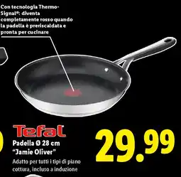 Lidl Tefal Padella Ø 28 cm "Jamie Oliver offerta