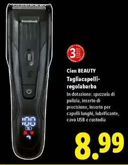 Lidl Cien BEAUTY Tagliacapelli- regolabarba offerta