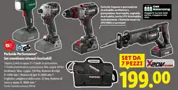 Lidl Parkside Performance Set combinato attrezzi ricaricabili offerta