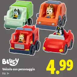 Lidl BLUEY Veicolo con personaggio offerta