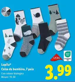 Lidl Lupilu Calze da bambino, 7 paia offerta